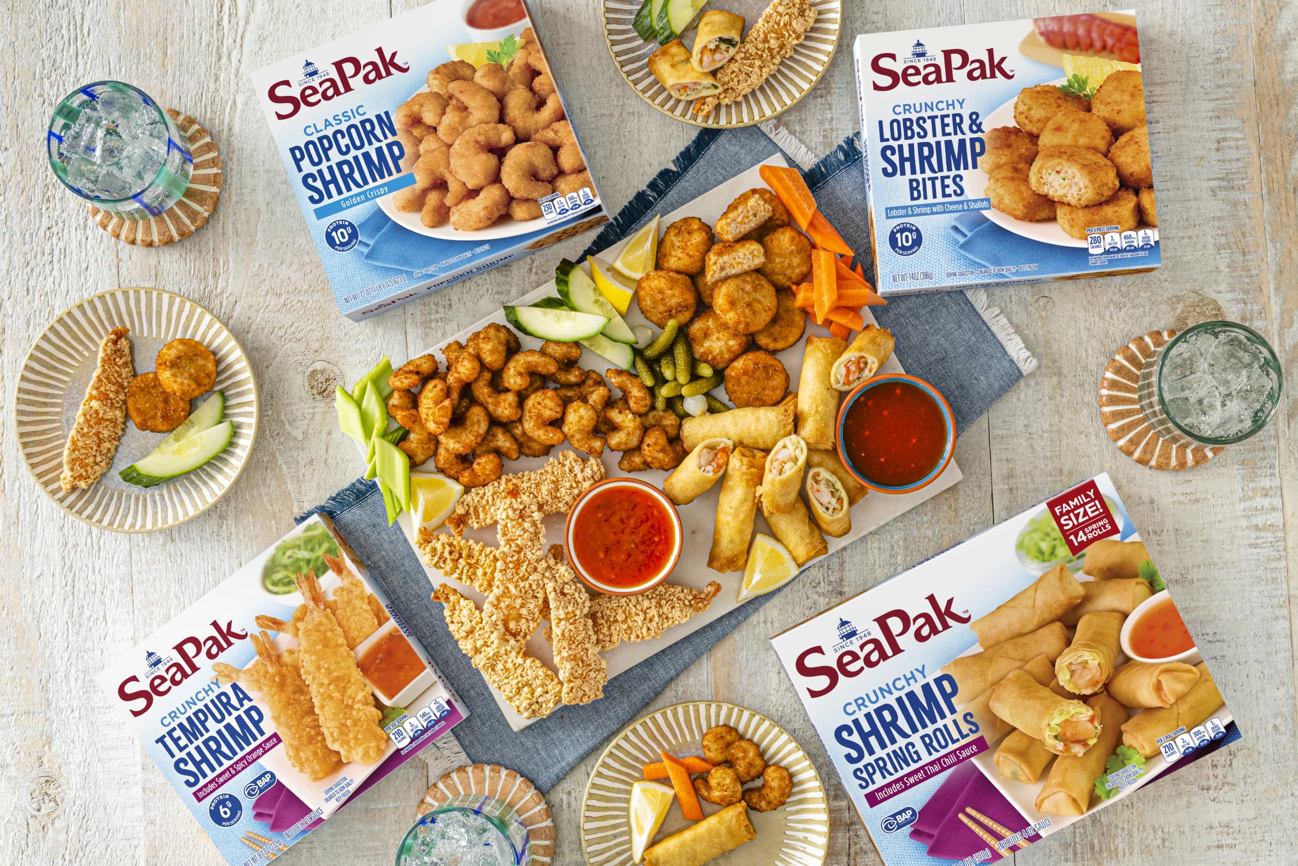 Amazon.com: SeaPak Jumbo Butterfly Shrimp, Crispy Oven-Baked